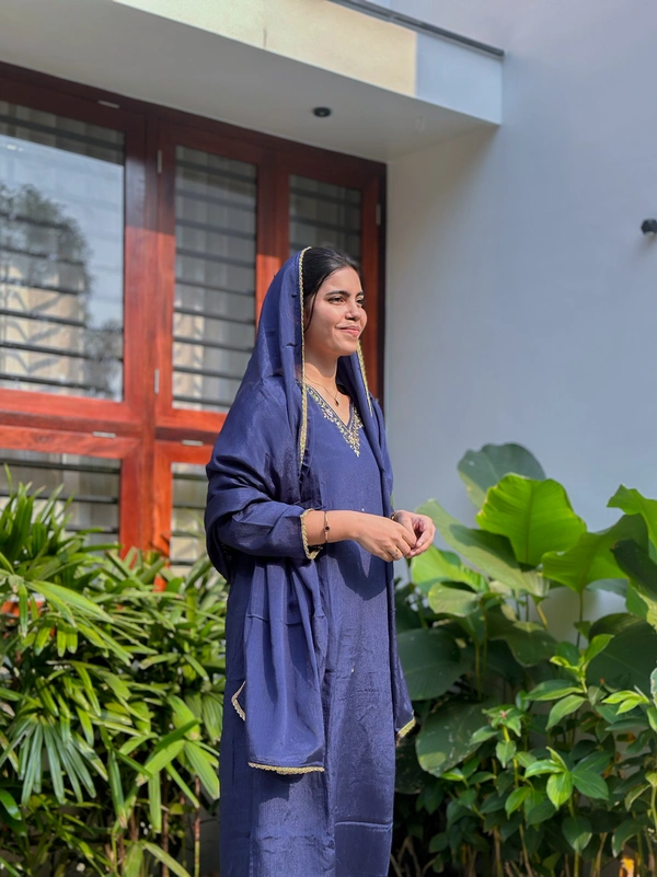 Churidar - XL, Deep Navy Blue