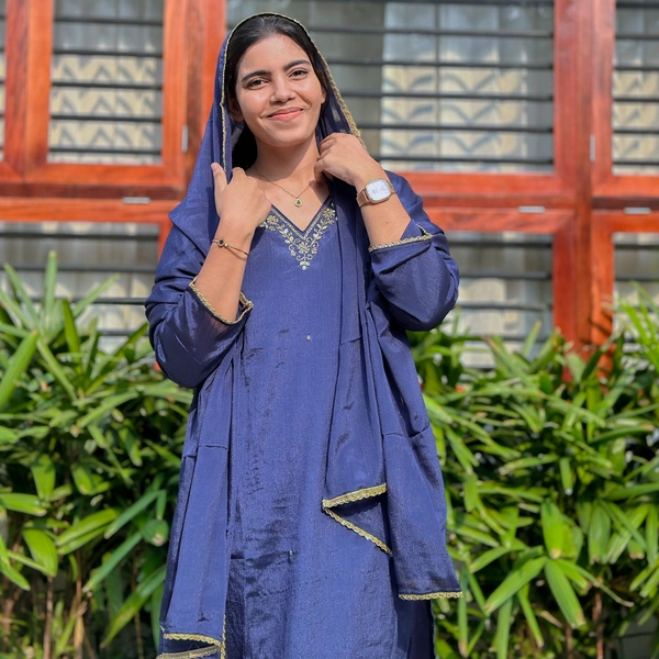 Churidar - XL, Deep Navy Blue