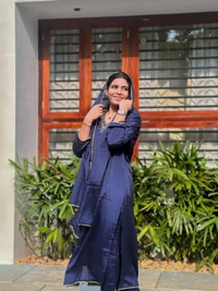Churidar - XL, Deep Navy Blue