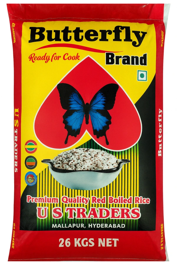 Red boiled ganji akki  - 26 KG