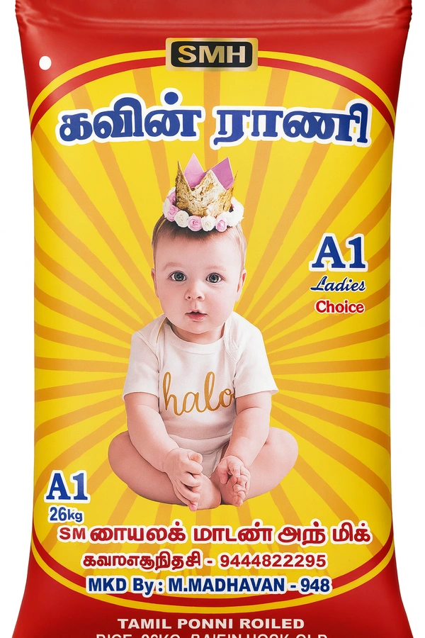 kavin rani pooni boiled  - 26 KG