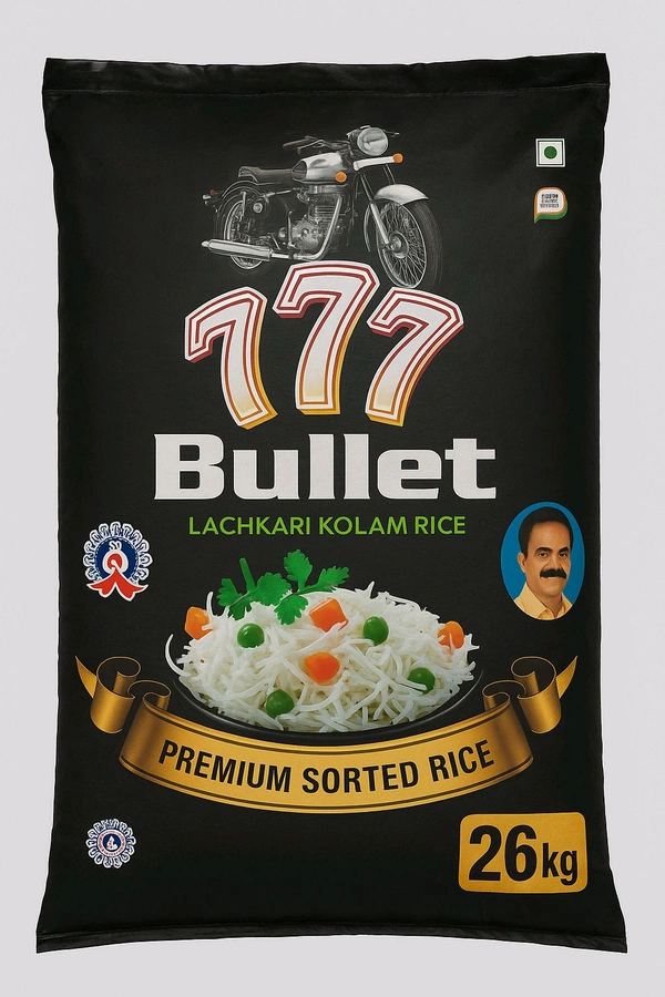 777 Bullet Kolam Jeera  - 26 KG