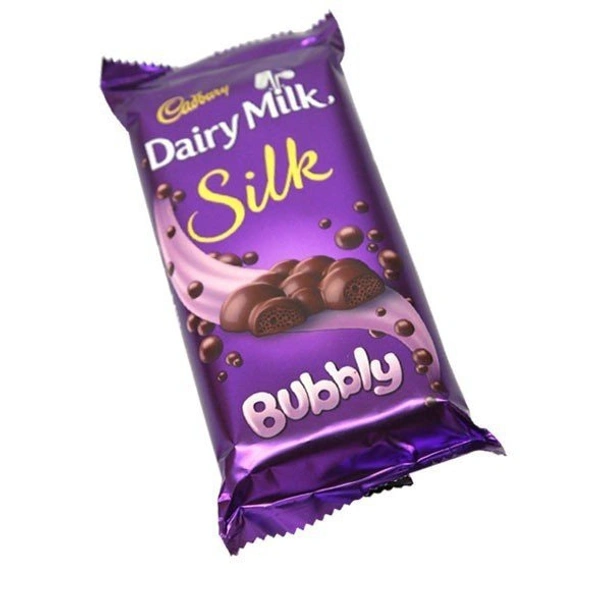  Dairy milk silk Bubbly 112g