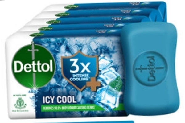 Dettol Soap icy cool mega pack - 500g(5pc)