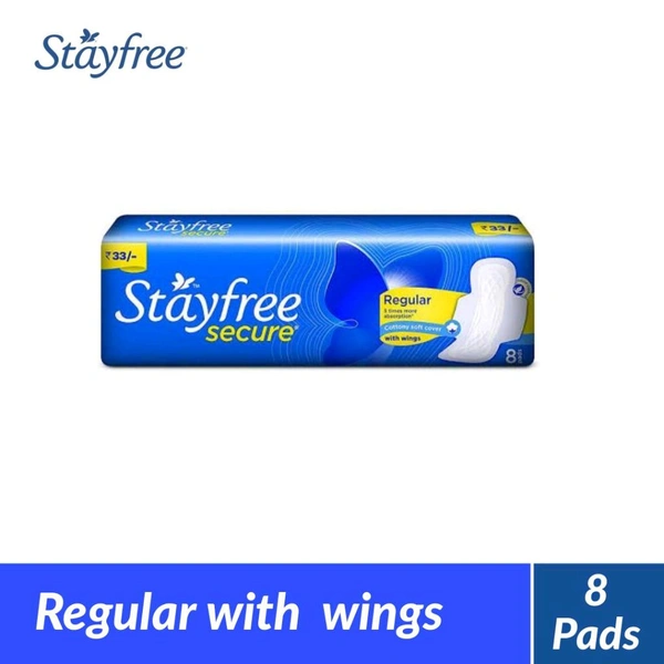 Stayfree Secure Regular Wings Sanitary Napkin
