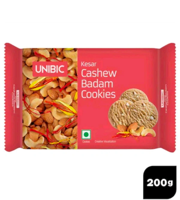 Unibic Kesar Cashew Almond Cookies 200g - 200g