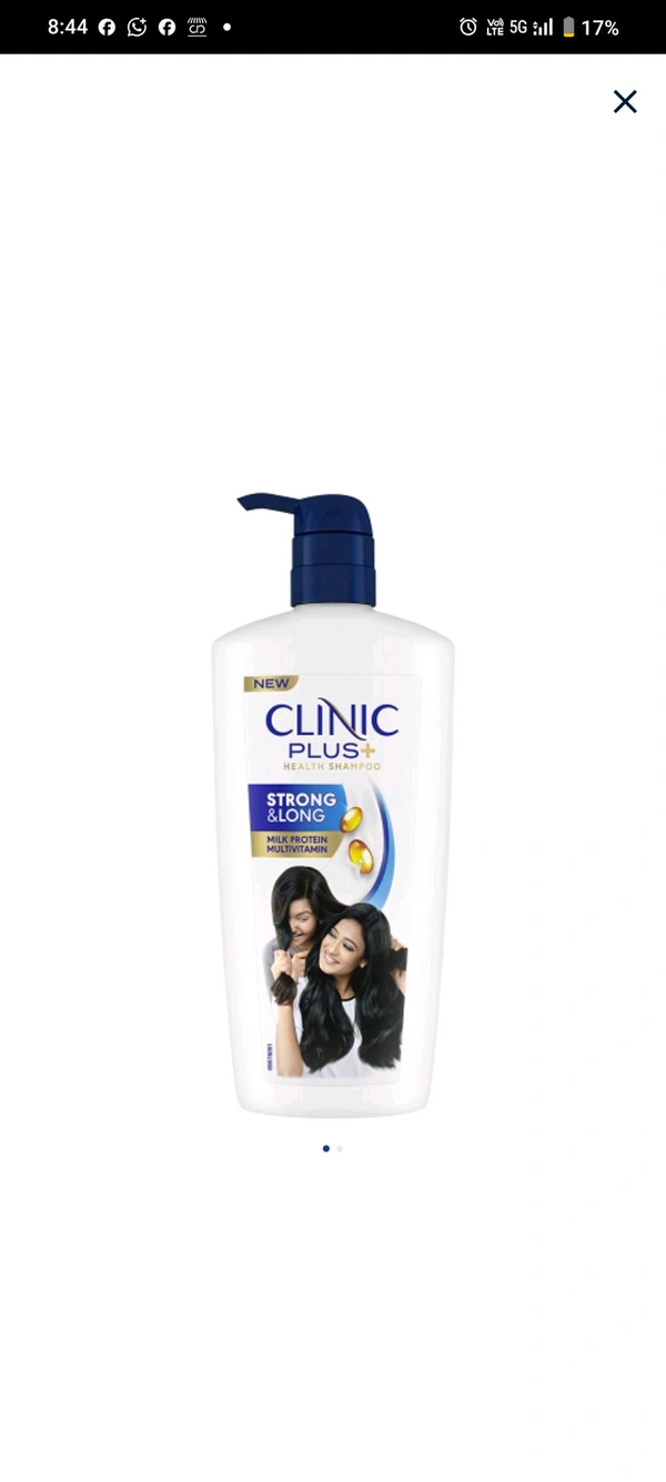 HU Clinic Plus Strong & Long Health Shampoo 650ml - 650ml