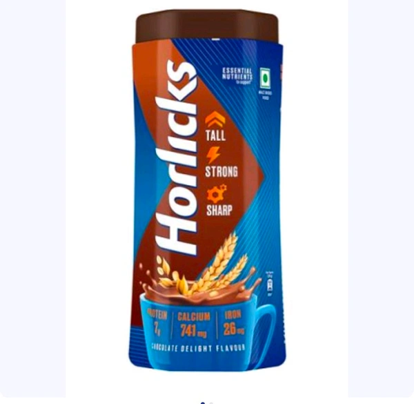 Horlicks Health & Nutrition Chocolate Delight Drink Jar 1kg - 1kg