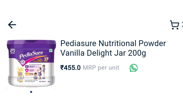 Pedia Sure vanilla  - 200g
