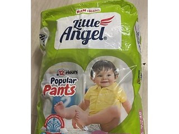 Diper  Little Angel s size  (free baby wipes72pc)