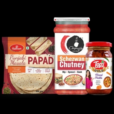 Papad, Achaar and Chutneys