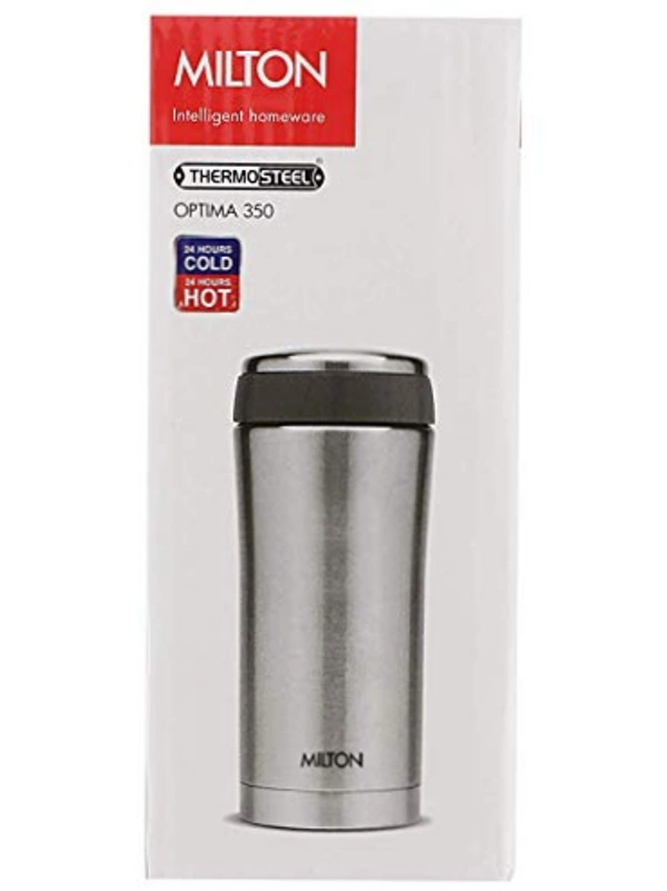 Milton Optima Thermosteel Hot and Cold Flask - Base Variant, 350ml