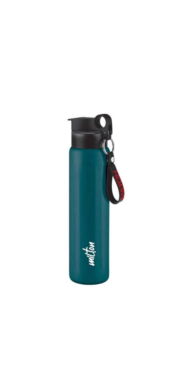 Milton MILTON Maverick 800 Stainless Steel Water Bottle, Leakproof Lid, Single Walled, ISI Certified ,For School, Office, Gym 780 ml - Blue