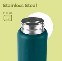 Milton MILTON Maverick 800 Stainless Steel Water Bottle, Leakproof Lid, Single Walled, ISI Certified ,For School, Office, Gym 780 ml - Blue