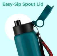 Milton MILTON Maverick 800 Stainless Steel Water Bottle, Leakproof Lid, Single Walled, ISI Certified ,For School, Office, Gym 780 ml - Blue