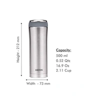 Milton Optima Thermosteel Hot and Cold Flask - Base Variant, 500ml
