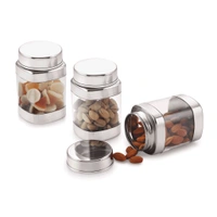 Sizzle Exotic Square Jar Set Of 3