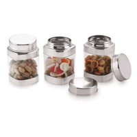 Sizzle Exotic Square Jar Set Of 3