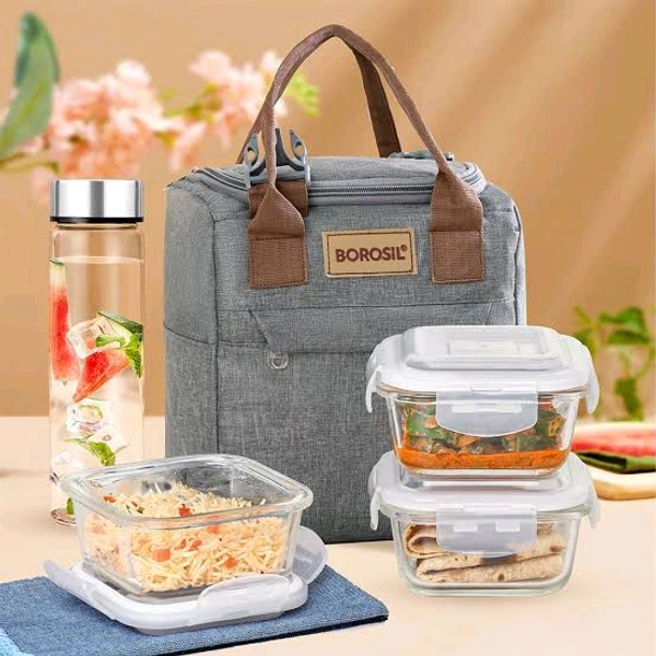 Borosil Gormate Tiffin Square Container