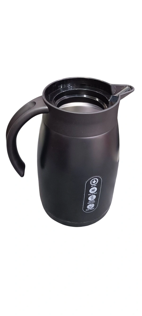 Jaypee Plus Smart Steel Vacuum Insulated Carafe 750ml - Black