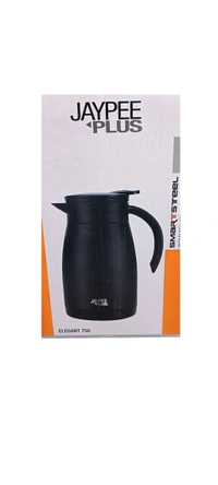 Jaypee Plus Smart Steel Vacuum Insulated Carafe 750ml - Black