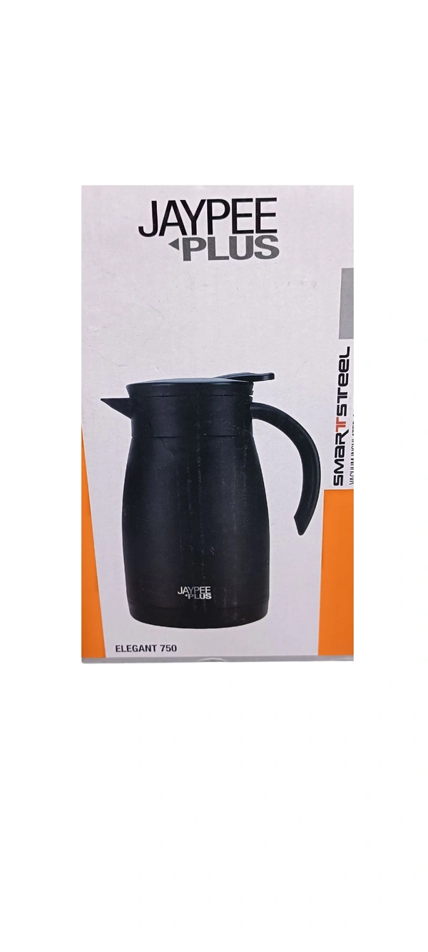 Jaypee Plus Smart Steel Vacuum Insulated Carafe 750ml - Black