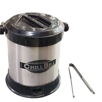 Bar Set Chill Bil+ Tong+ Peg measures+Wine Bottle Combo Set - Base Variant