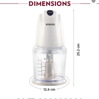 BOROSIL Borosil Chefdelite 260W Chopper - Base Variant