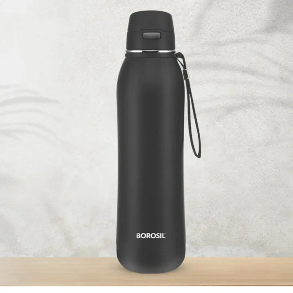 BOROSIL Borosil Hydra Rivera 600 Ml Hot N Cold Water Bottle - Base Variant