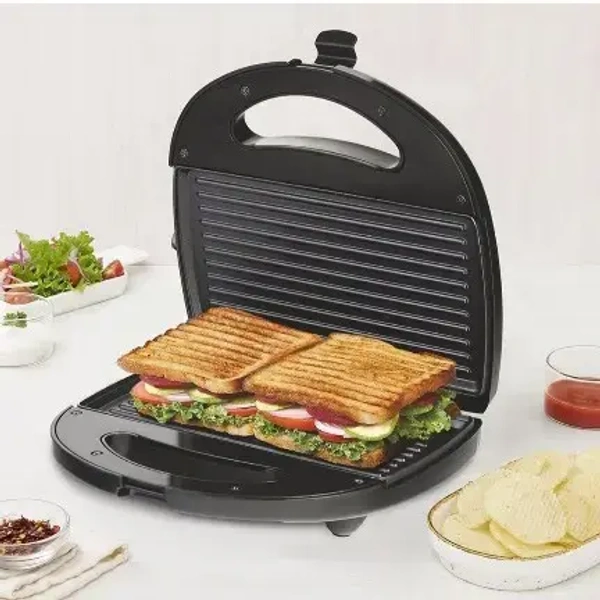 BOROSIL Borosil Neo Grill 2.0, 750 Watt, Bread Sandwich Maker, Makes 2 Sandwiches - Base Variant