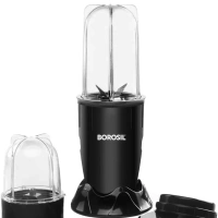 BOROSIL Borosil NutriFresh PB31 Portable Mini-Blender & Grinder, Black 400 W - Base Variant