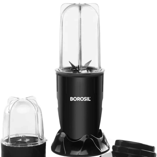 BOROSIL Borosil NutriFresh PB31 Portable Mini-Blender & Grinder, Black 400 W - Base Variant