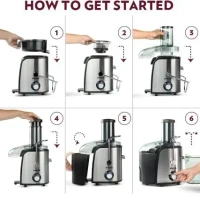 BOROSIL Borosil Primus Plus Juicer  800 W Stainless Steel Centrifugal Juicer - Base Variant