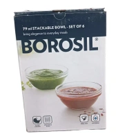 BOROSIL Borosil Stackable Bowl Set Of 6 - Base Variant
