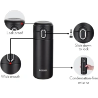 BOROSIL Borosil Traveller 300ml Stainless Steel Water Bottle Double Wall Insulated - Base Variant