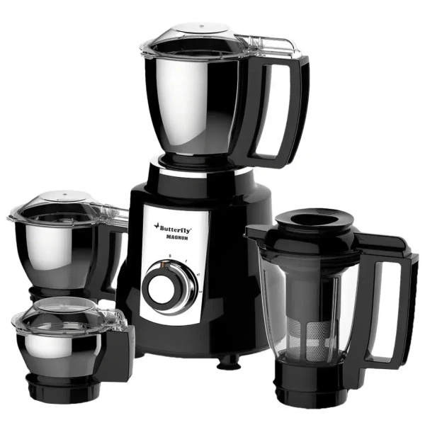 Butterfly Mixer Grinder Magnum 1.2 HP 4 Jar Black - Base Variant
