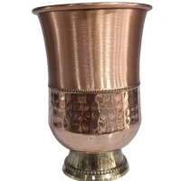 Copper Designer Glass Set Of 4 - Base Variant