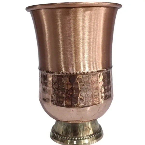 Copper Designer Glass Set Of 4 - Base Variant