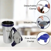 FALCON Flacon Stainless Steel Eco Nxt Tumbler with Steel Lid - Base Variant