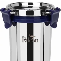 FALCON Flacon Stainless Steel Eco Nxt Tumbler with Steel Lid - Base Variant