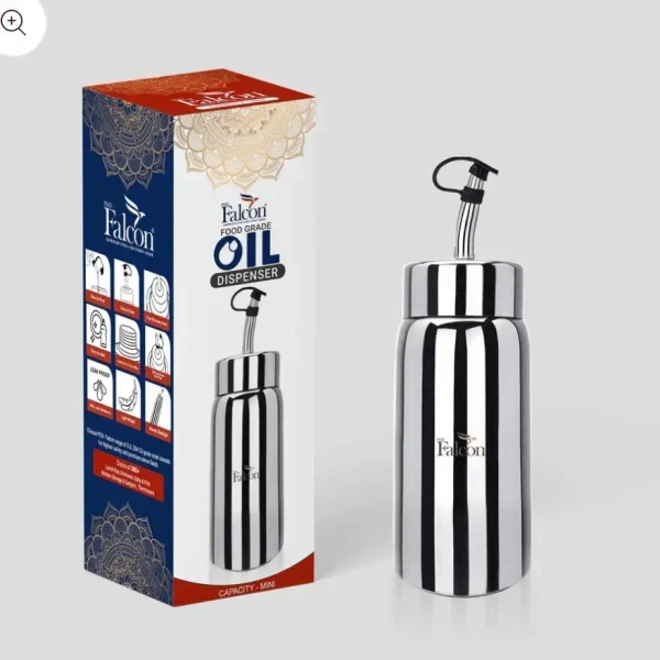FALCON Flacon Stainless Steel Oil Dispenser - Base Variant