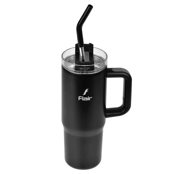 Flair Vogue 750ml Insulated Tumbler with Lid & Straw – Versatile Travel Mug for - Base Variant