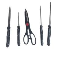 Lacuzini Knife Set With Wooden Stand - Base Variant