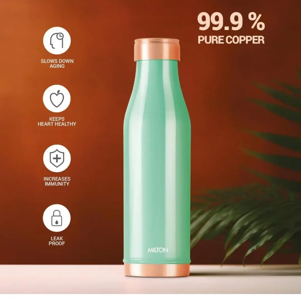 MILTON Milton Copper Water Bottle 930 ml Green - Base Variant