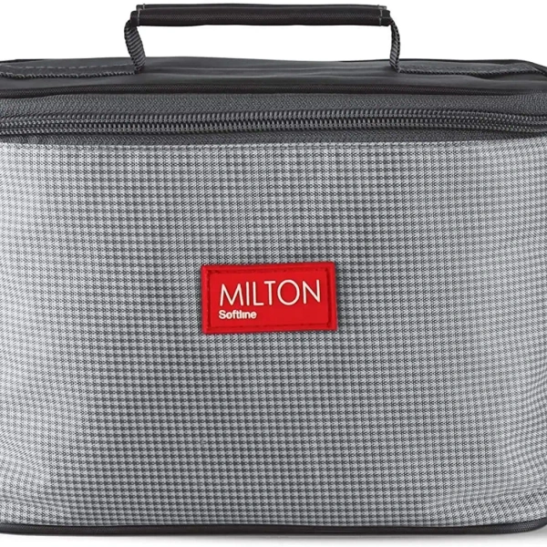 MILTON Delicious Combo Stainless Steel Insulated Tiffin (1 Tumbler and 3 Container) Set of 4 Grey - Base Variant