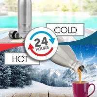 MILTON Milton Duo DLX Thermosteel 24 Hours Hot and Cold Water Bottle - Base Variant