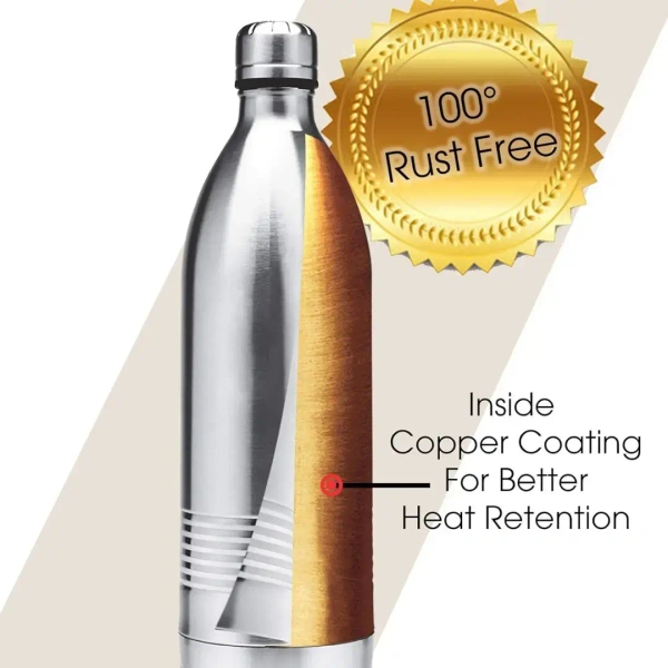 MILTON Milton Duo DLX Thermosteel 24 Hours Hot and Cold Water Bottle - Base Variant