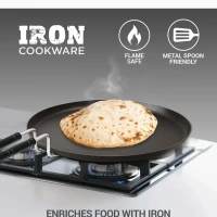 MILTON Milton Non Stick Iron Omni Dosha Tawa 29 Cm - Base Variant