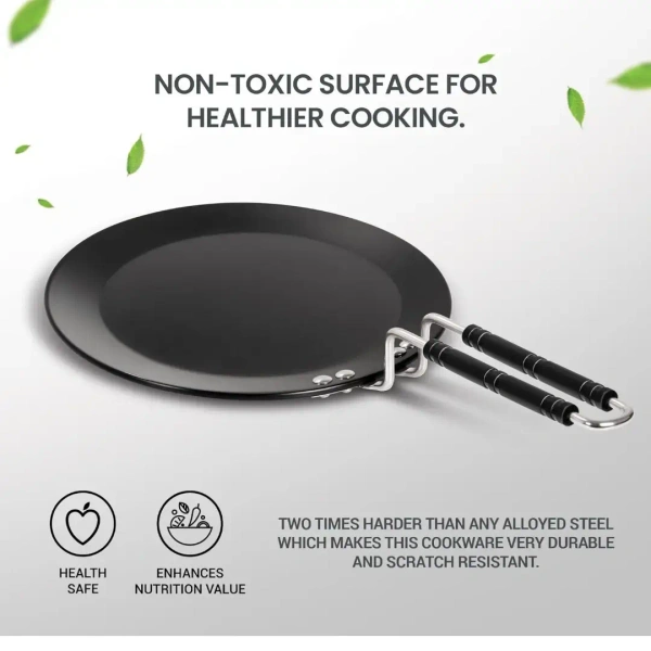 MILTON Milton Pro cook Granito Induction Hard Anodized Roti Tawa 25 cm - Base Variant