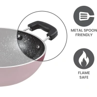 MILTON Milton Pro cook Granito Kadhai Non Induction 16 cm - Base Variant